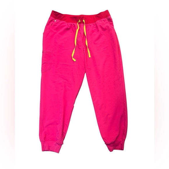 Figs Tops - FIGS Technical Scrub Pink Joggers Size 4XL/T PO 4220